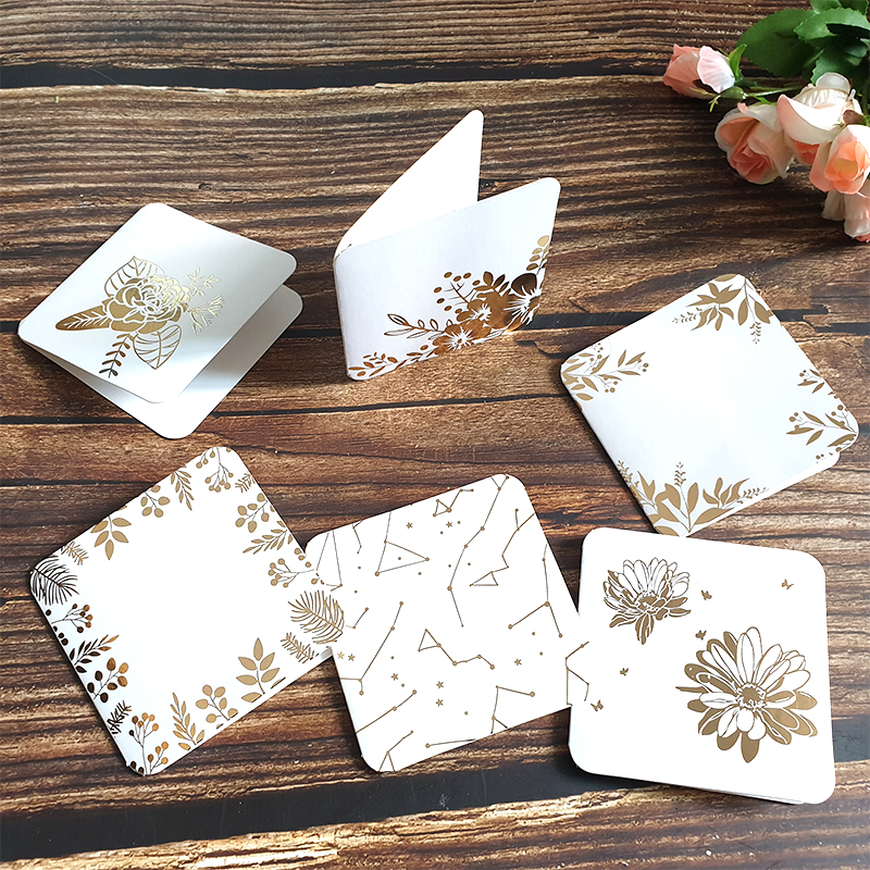 128 Korean hot stamping CARDS pure pornography festival card flowers shop message card business message card wishing CARDS small hanging cartoons thumbnail
