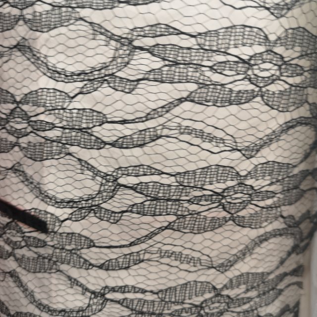 Polyester Material Orchid Mesh Fabric In Stock