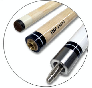 大头杆中式黑八台球杆美式九球杆撞球杆刻字台球房公杆冲跳杆细节图