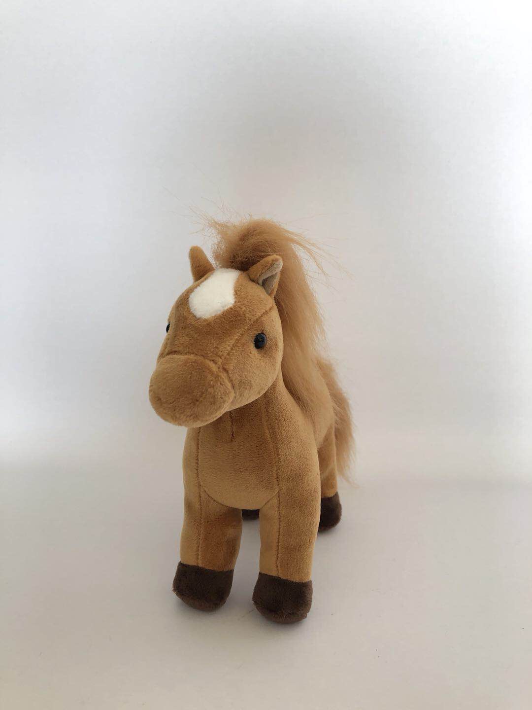 Plush little horses for children, girls, toys and home decorations