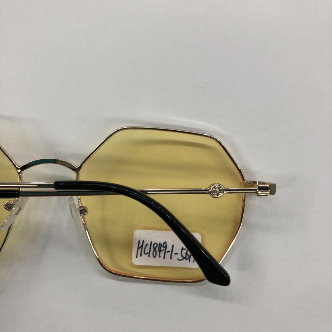 新品春夏六边形个性时尚太阳镜墨镜细节图