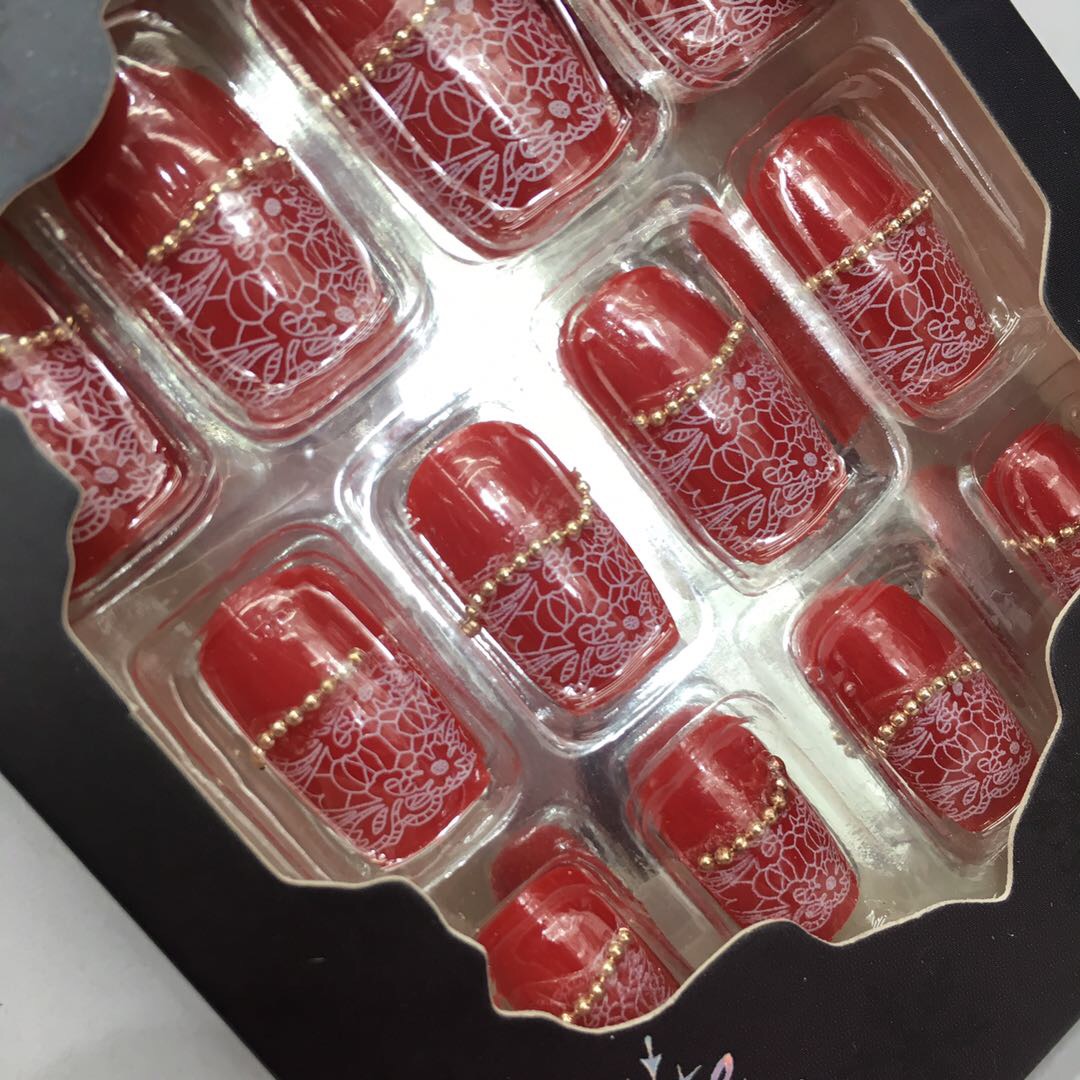 Glitter pearlescent effect, no need for cutting, color options available, disposable false nails details Picture