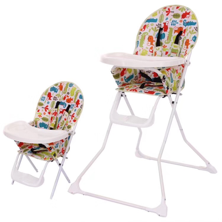 Iron Frame Height Adjustable Children's Safe Dining Chair
