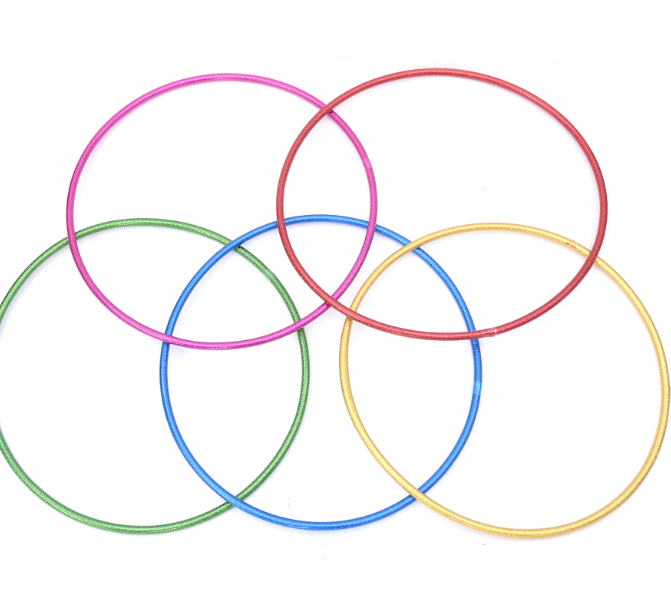 1.6 Monochrome Laser Hula Hoop For Kindergarten Children And Primary School Students To Perform Colorful Small Gymnastics Circles In Morning Exercises
