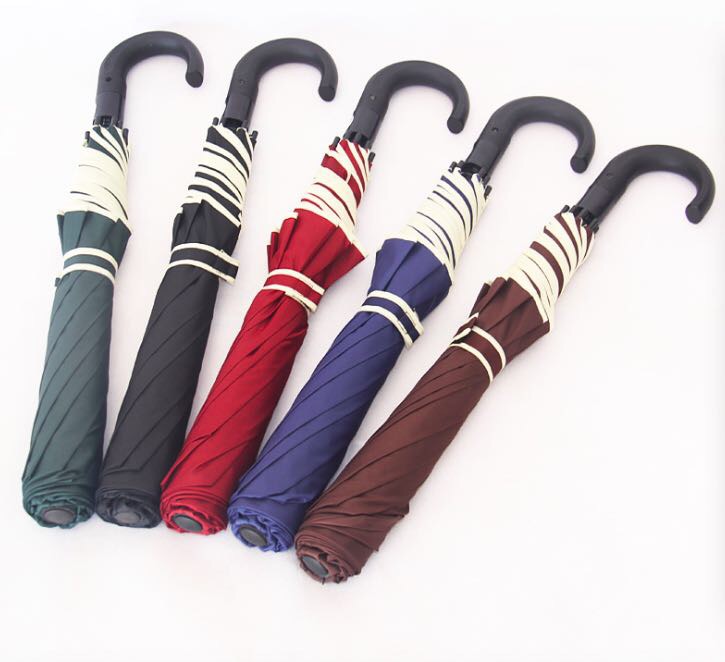 The factory direct sale two fold golf oversize semi-automatic umbrella