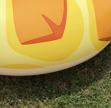 Pineapple swim ring Swim ring Adult swim ring inflatable swim ring Specification drawing