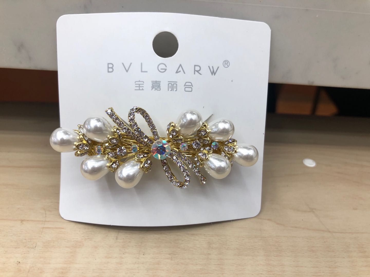 Baroque Hair Clip Korean Cross Clip Medium Size Hair Clip On The Back Of The Head Korean Simple Clip details Picture