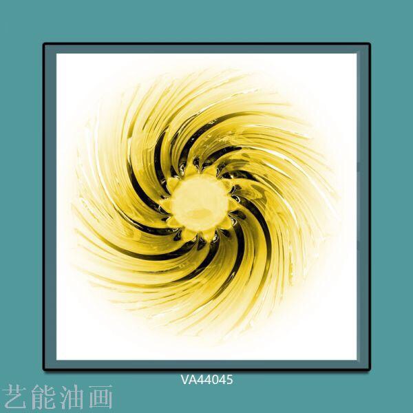 装饰画 现代简约抽象轻奢风 晶瓷 冰晶 油画 无框画 酒店画