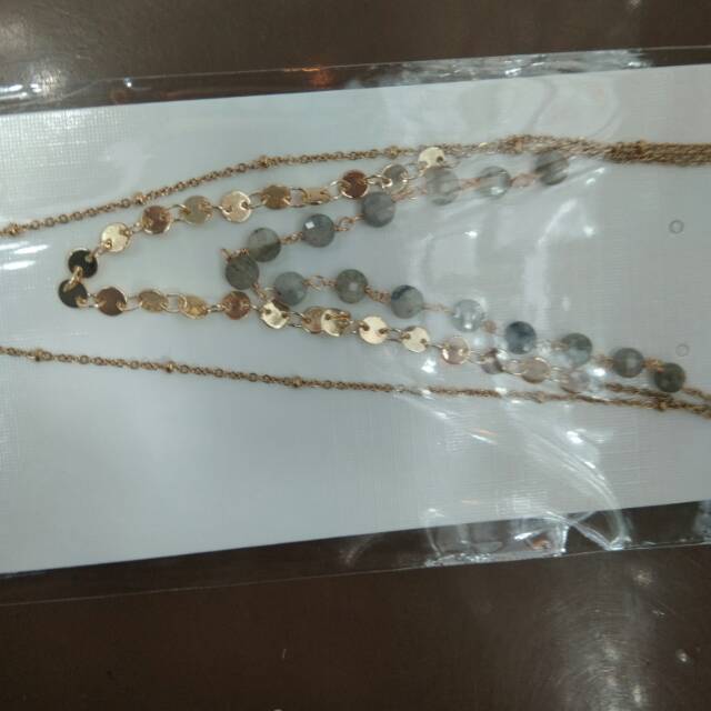 厂家直销不锈钢钢片项链细节图