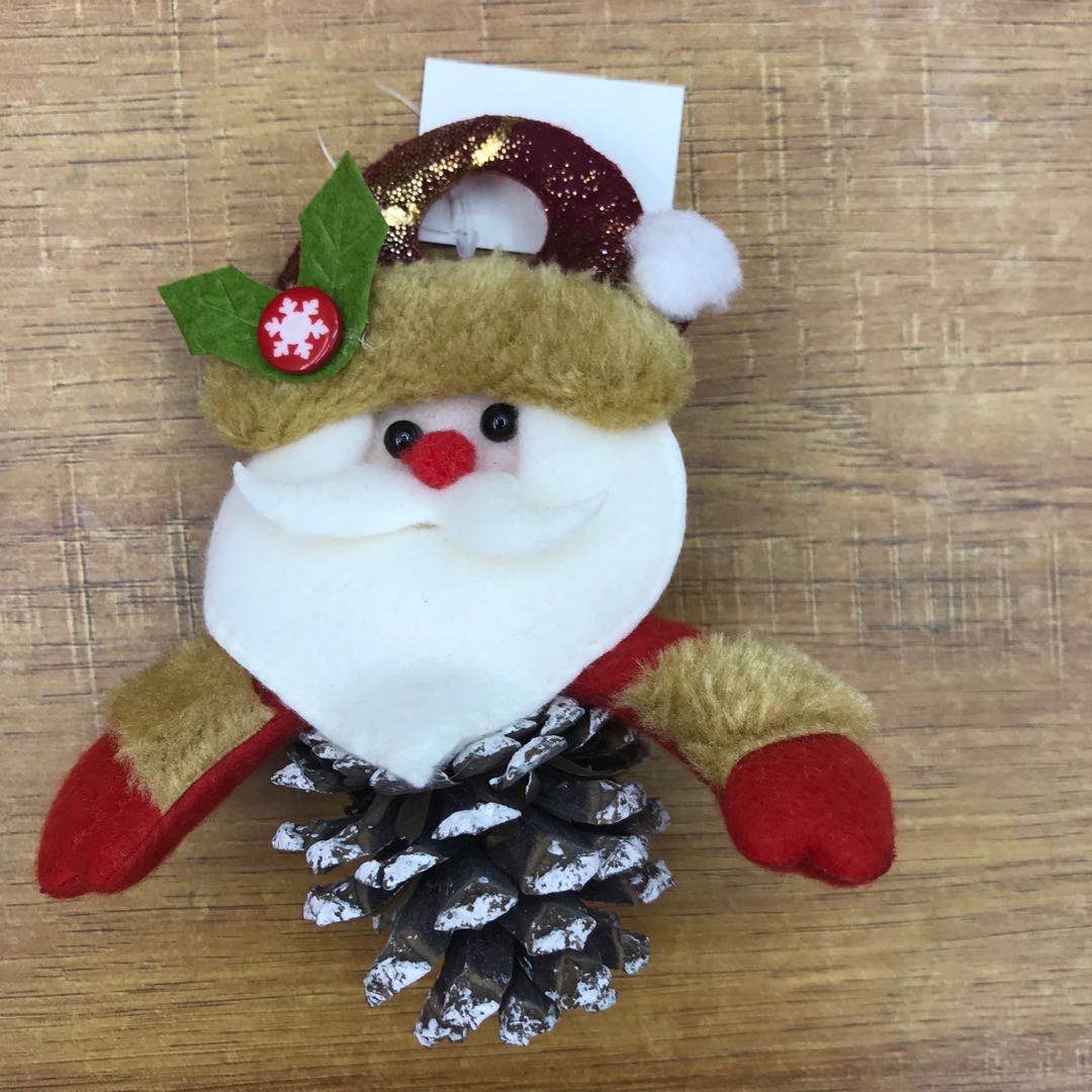 Manufacturers direct pine cone Santa Claus tapestry Christmas ornaments