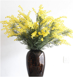High-grade furniture decoration albizzia flower feather cherry blossom simulation thumbnail