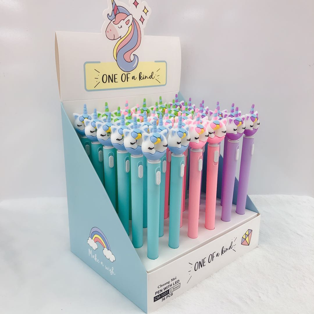 Donut Unicorn with Light gel pen details Picture