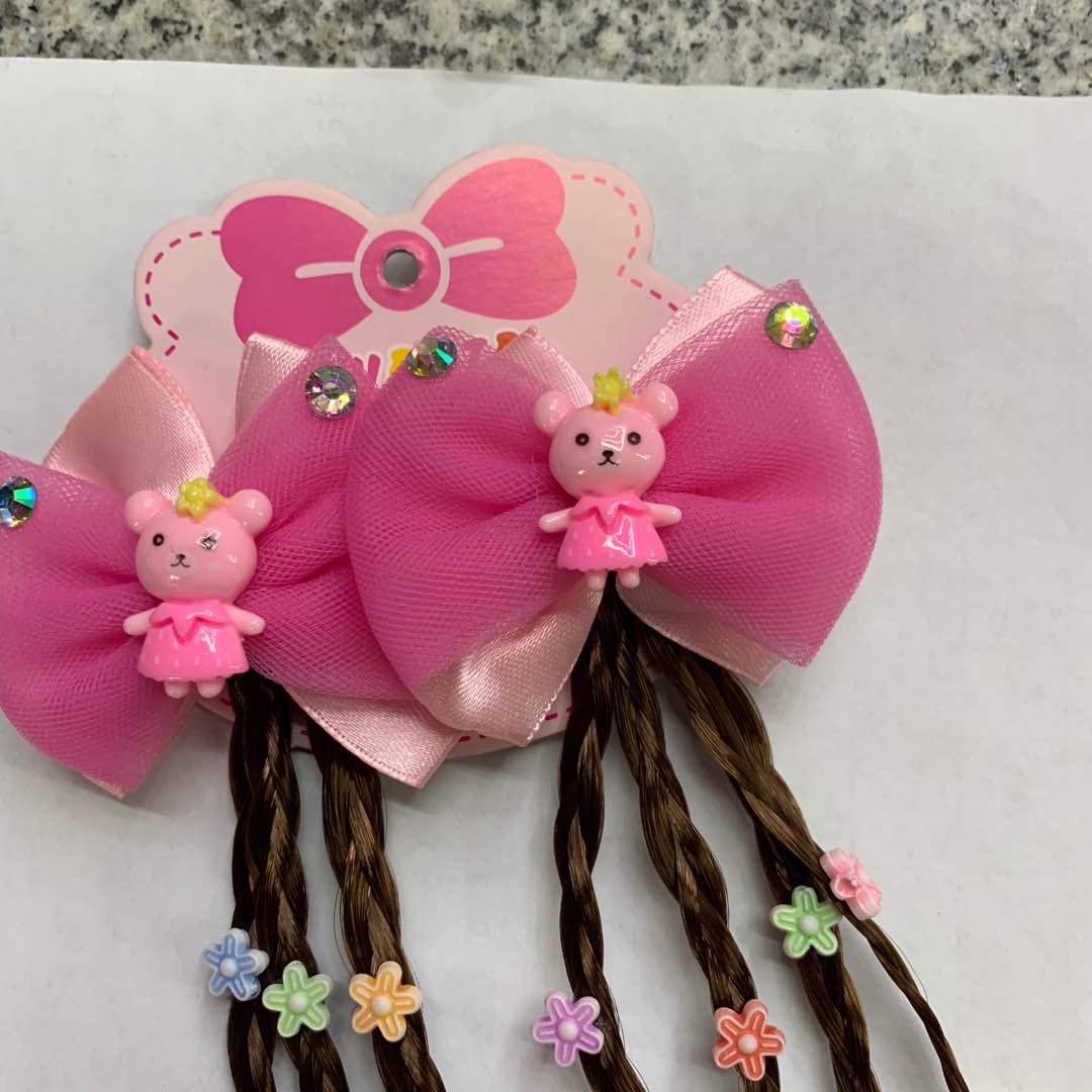 Hair flowers, headwear, wigs, headwear accessories, decorative items, handcrafted ornaments, pink style details Picture
