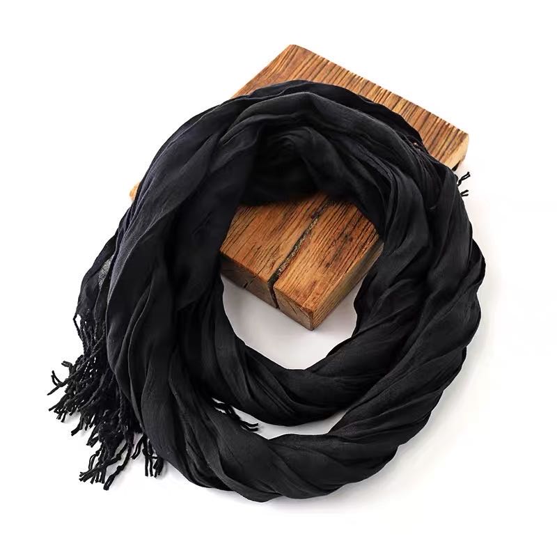 Women's Shawl Fall/Winter Coat With A Student Casual Explosive Scarf Specification drawing
