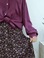AIMADI—— 葡萄紫🍇衬衣 超级美的颜色+同色系碎花裙～ 完美色系～🍒🍒产品图