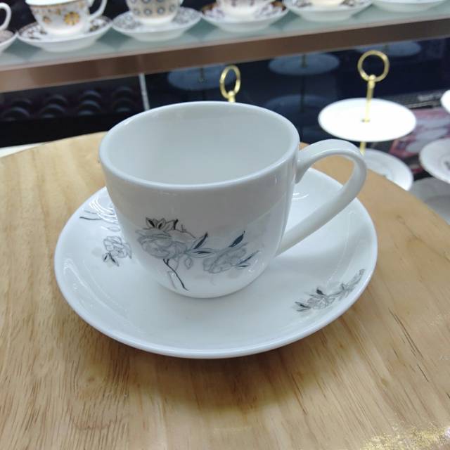 Bone China Coffee Cup Set European Ceramic Creative Simple Afternoon Tea Set Cute Red Tea Cup Specification drawing