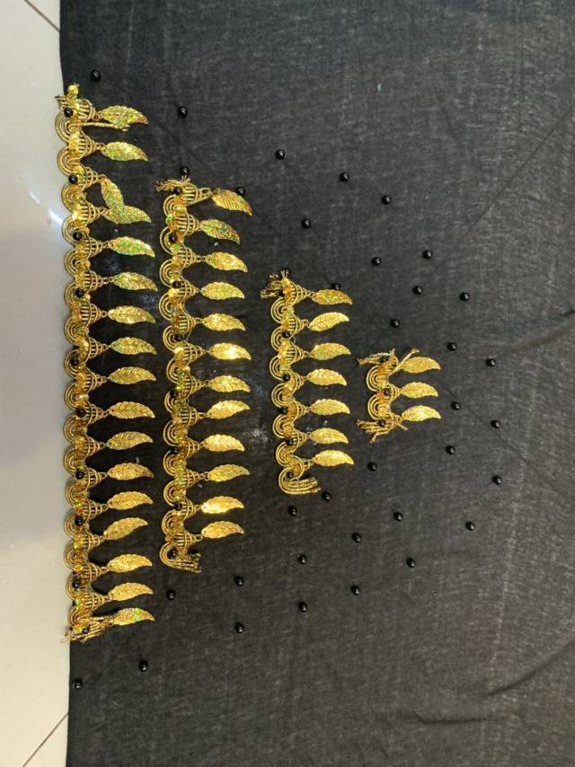 汗布流苏长巾定珠穆斯林头巾