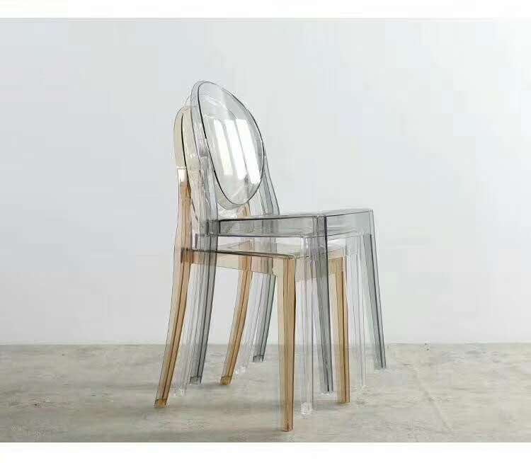 塑料透明椅北欧餐椅网红化妆椅梳妆凳子产品图