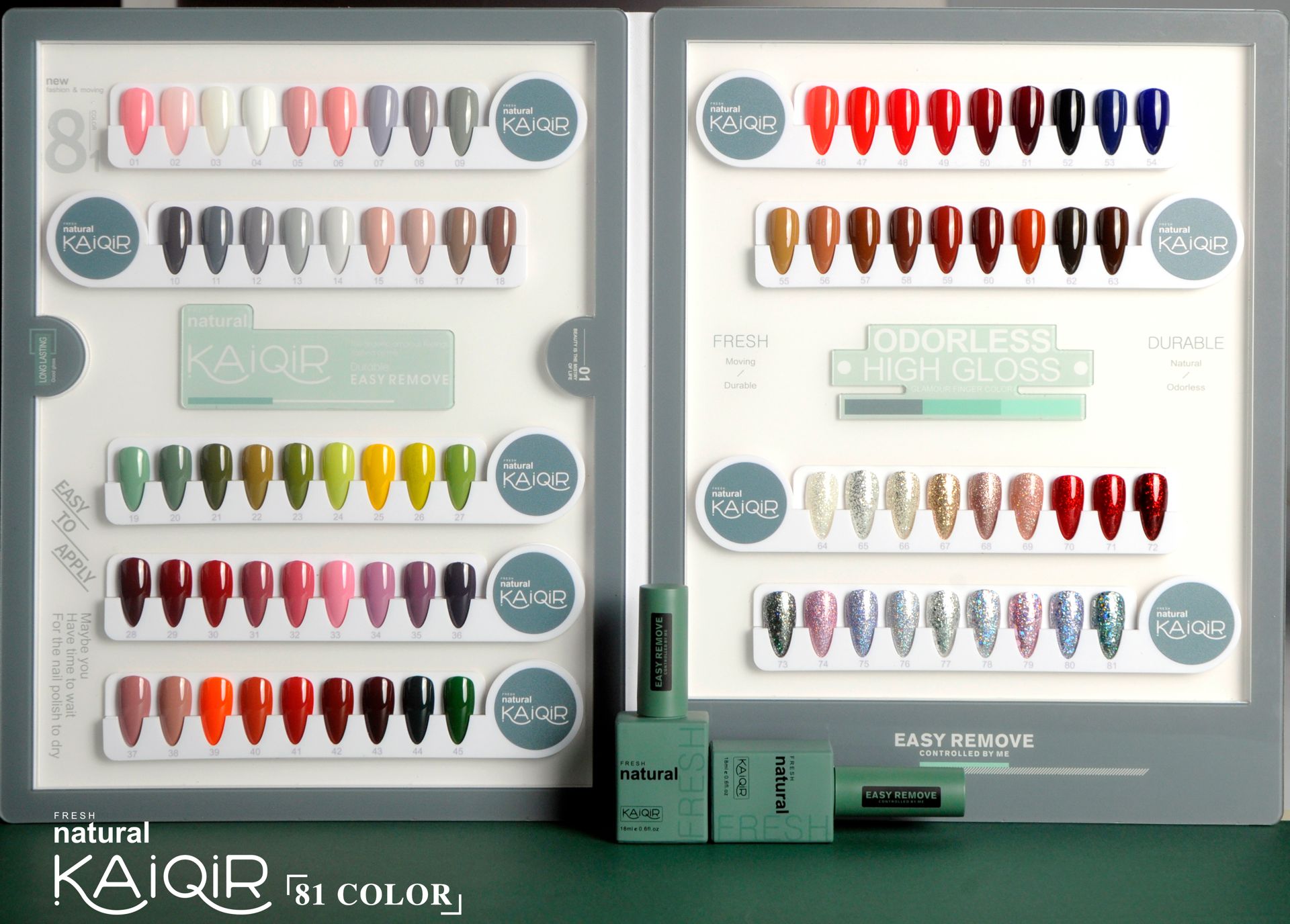 Kaiqier-80 Color Classic Set Nail Oil Glue Light Therapy Nail Nails Special Cage details Picture