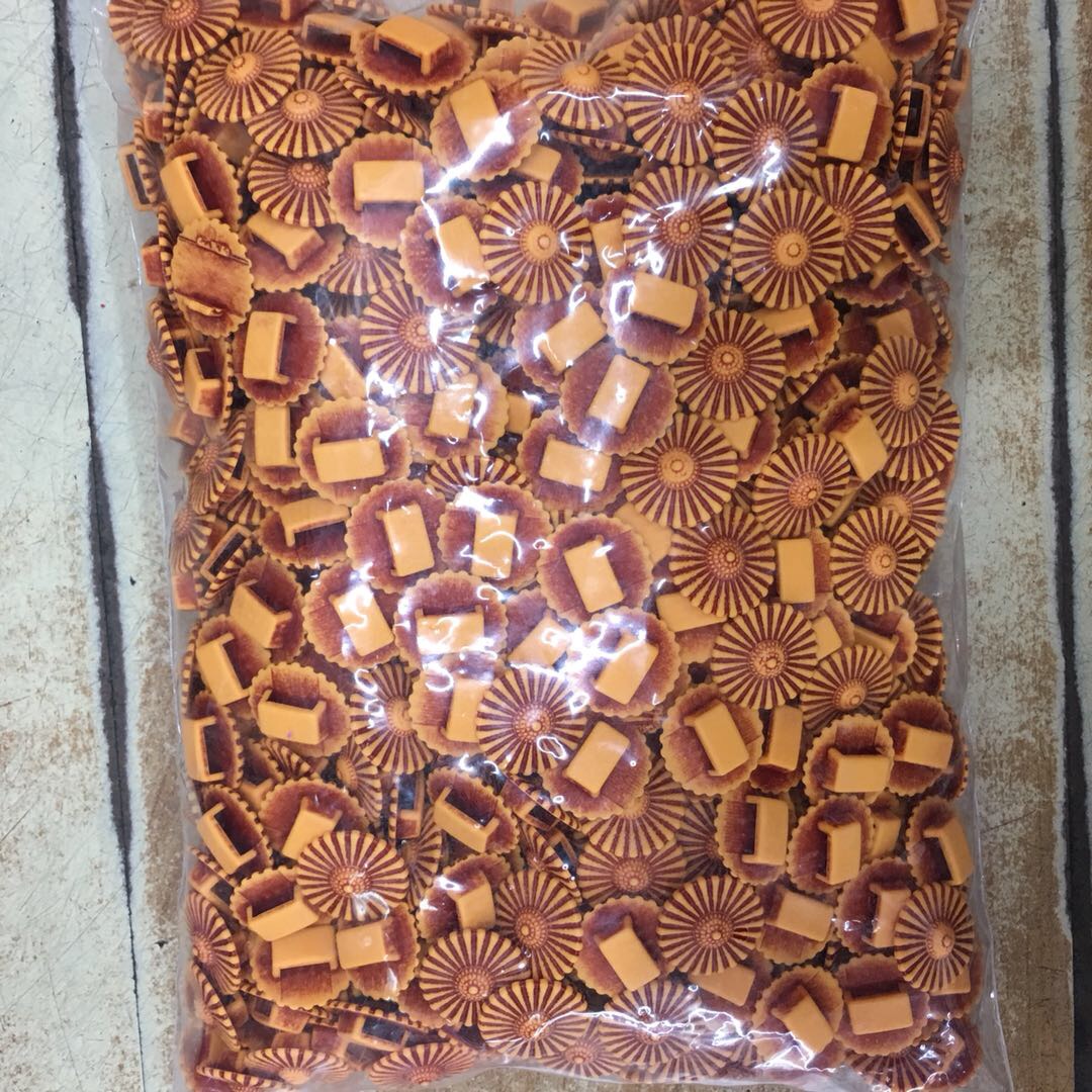 厂家直销亚克力仿木色雨伞手饰配件