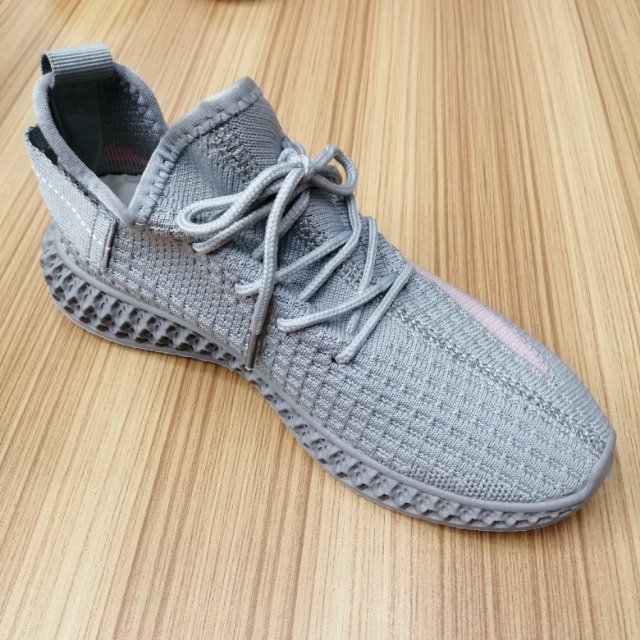 Spring And Autumn New Running Shoes Mesh Surface Breathable Running Shoes For Young Men And Women All Match Flying Woven Sports Shoes Specification drawing