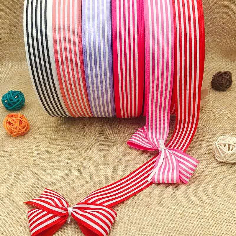 条纹丝带手工DIY蛋糕彩带节日礼盒鲜花饰品包装带