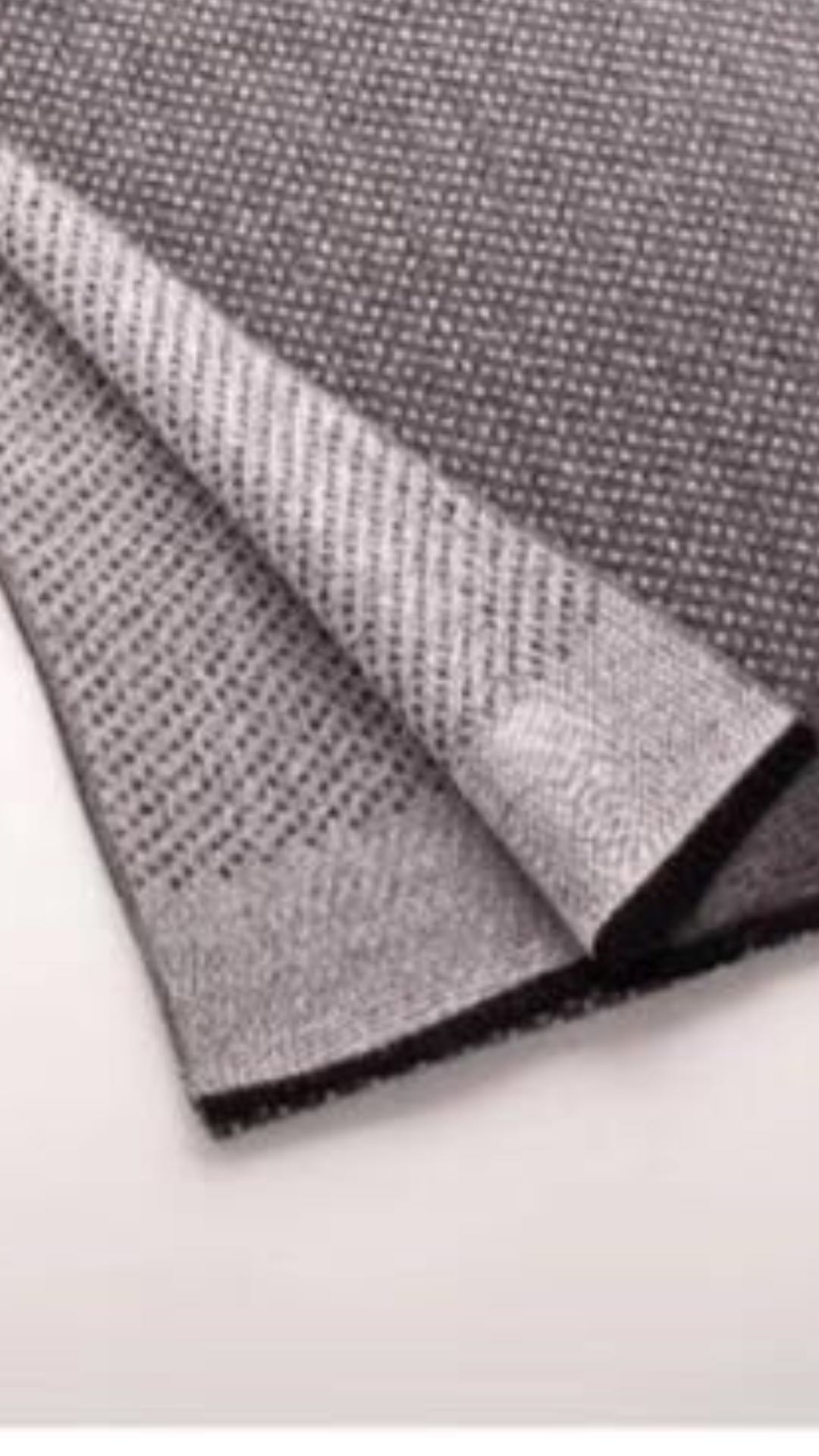 Men's British Style Fashion Trend With Warm Herringbone Jacquard Scarf details Picture