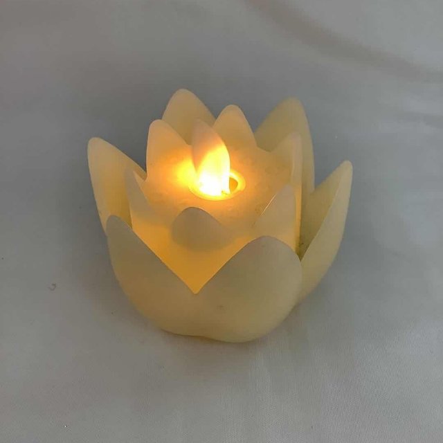 电子莲花仿真蜡烛灯led祈福用品许愿