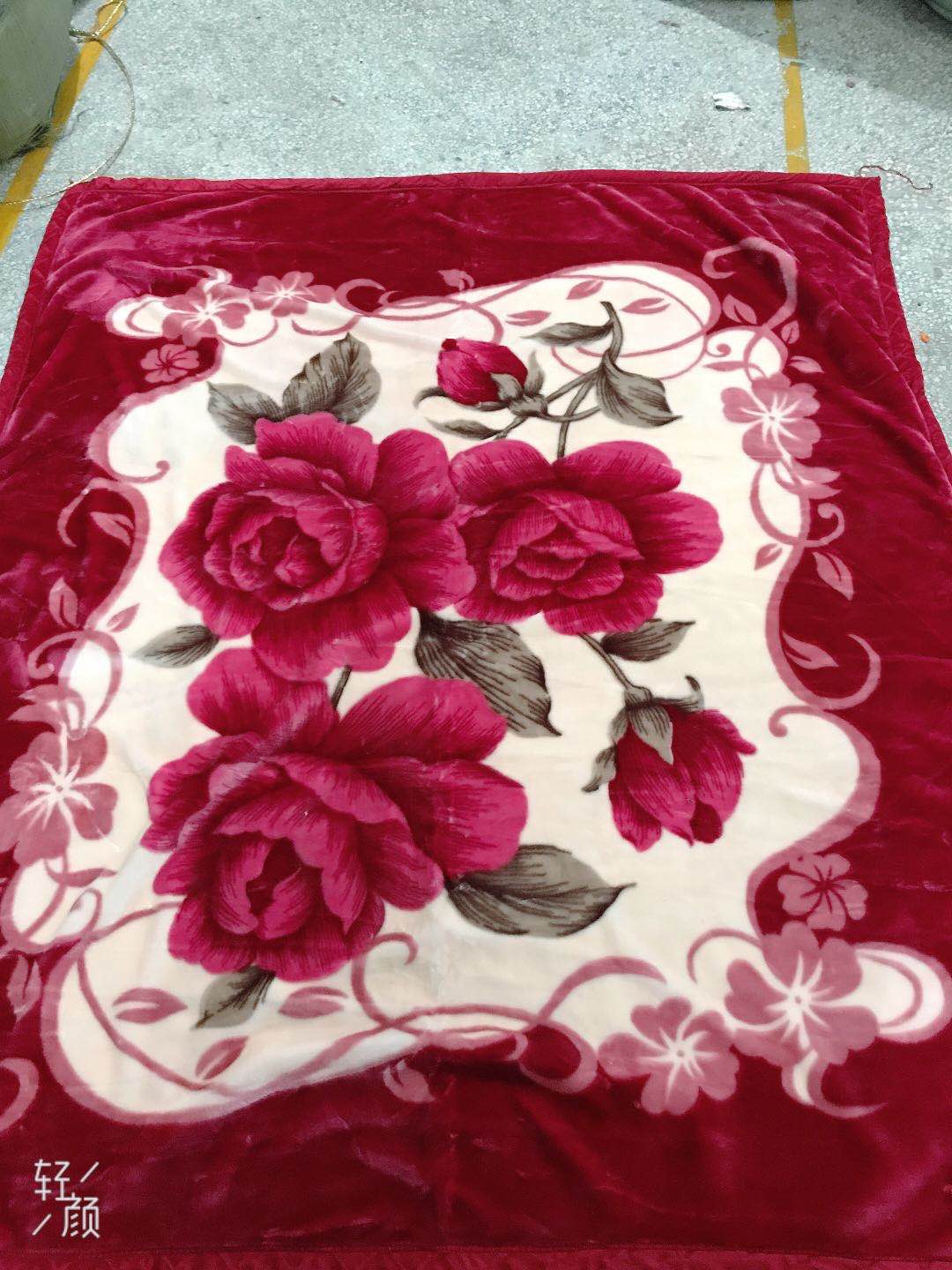 A 3-kilogram double-layer Raschel blanket Specification image