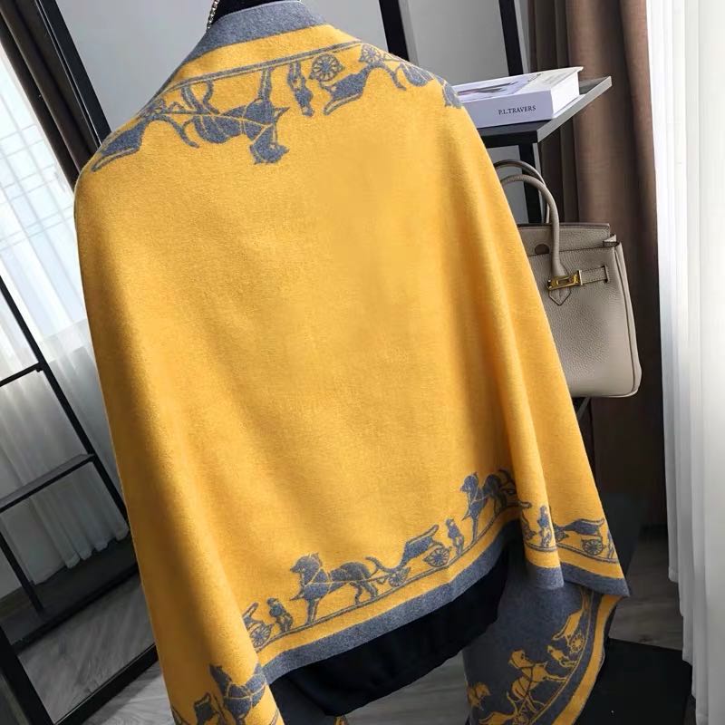 Scarf Ladies Dual-Use Explosive Lady Shawl Autumn And Winter Style Style Long Scarf details Picture