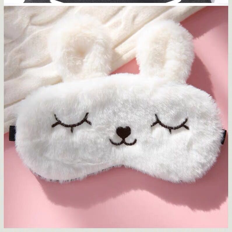 睡觉遮光罩学生透气午睡舒适助眠护眼可爱立体