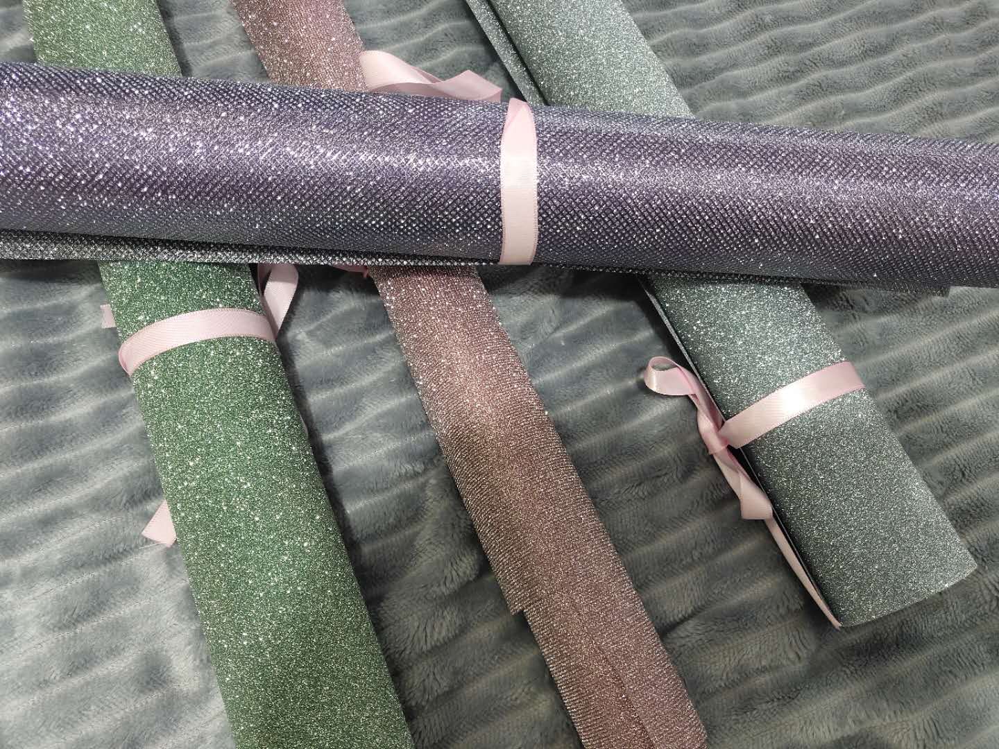 爆款24*40CM亮粉热熔胶烫钻胶网背胶贴钻玻璃钻网钻