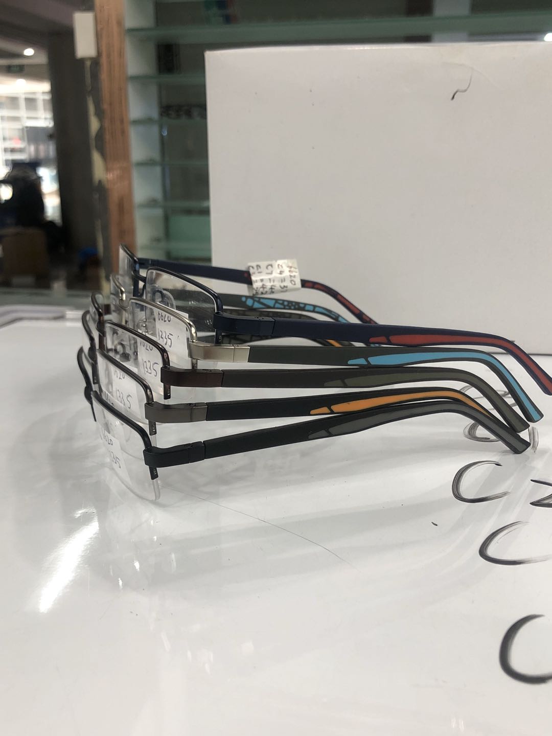 Student myopia glasses frame flat light glasses, low-key and lightweight photography style, unisex TR special offer price: 6,620 Specification image