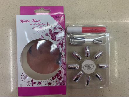 Internet Celebrity Electroplating Flat Head Mirror Shiny Nail Aml-003 details Picture