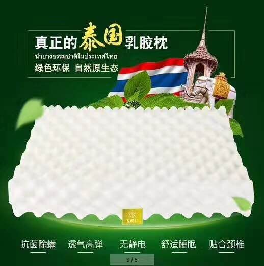 Thai KU latex pillow, fully wrapped thickened elastic anti-slip sofa cushion, European-style universal combination for all four seasons details Picture