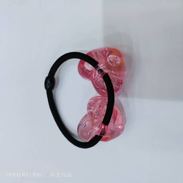 Korean-style trendy acrylic oil drip heart hair band headwear Specification image