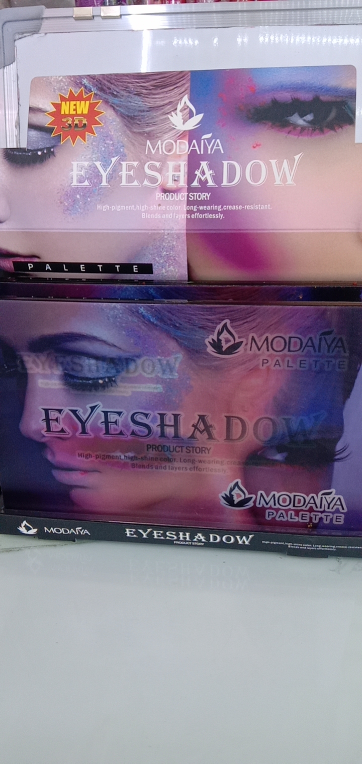 3D Facial makeup plate, eyeshadow blush, contouring and highlighter all-in-one plate MM22.8 Specification image