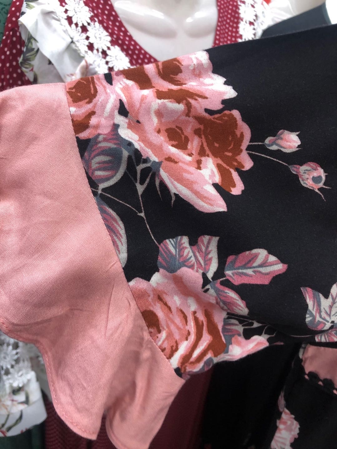 High-End Brand Foreign Trade Cut Standard Tail Special Pajamas Women Short-Sleeved Pants Pajamas Specification drawing