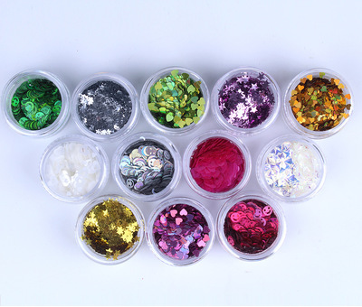 Manufacturers Direct Sales Of High Temperature And Solvent Resistant Nail Nail With Glitter Box Love Shape Nail Set Manufacturers Wholesale details Picture