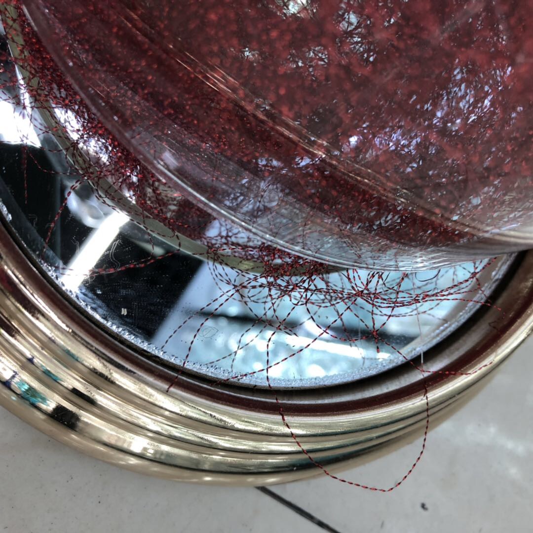 Home glass-covered dining table, living room decorations, bedroom ornaments, fresh Nordic and American vases, gifts Specification image