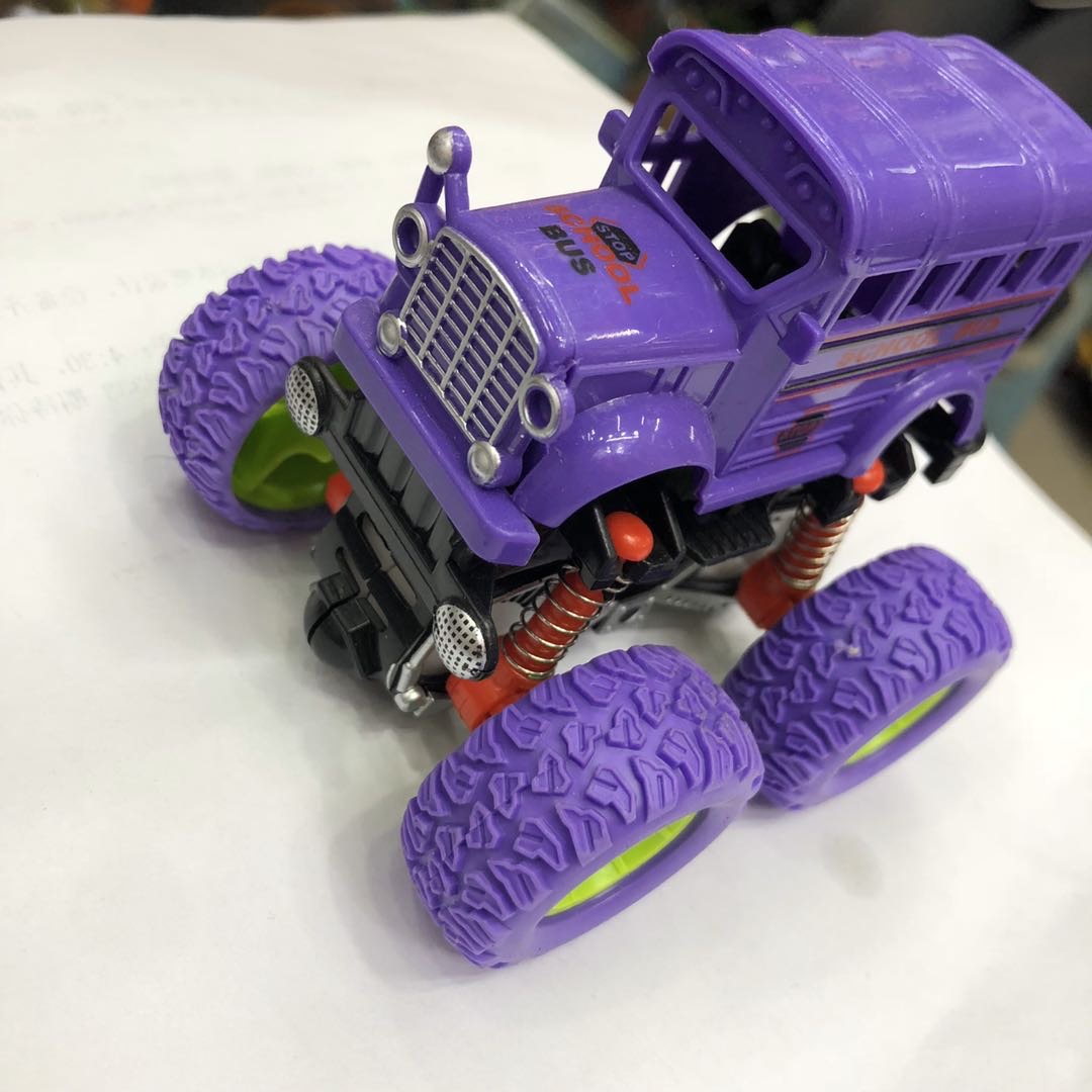Factory direct sales of solid-color school buses, inertia vehicles and children's toys Specification image
