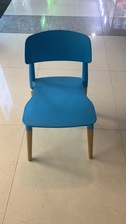 才子椅时尚北欧塑料才子创意简约木塑休闲洽谈培训椅咖啡厅餐椅子