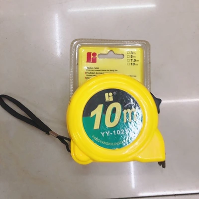Tape Measure 10 Meters High Precision Wear-Resistant Waterproof Steel Tape Measure Woodworking Meter Box Factory Direct Wholesale