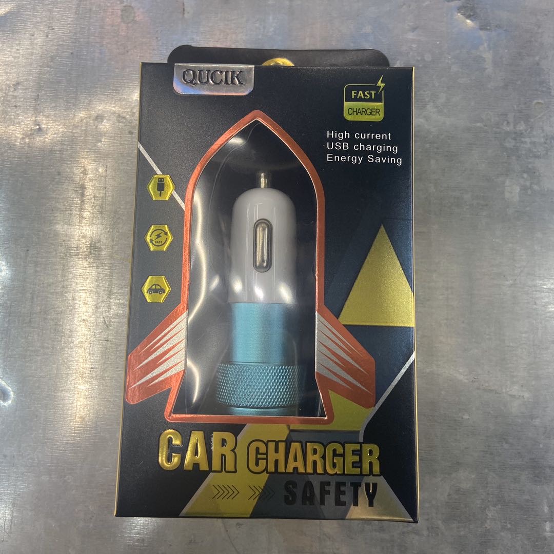 动感黑红酷炫耳机车载充电器汽车用品车充一拖二点烟器转换插头usb车用多功能快充细节图