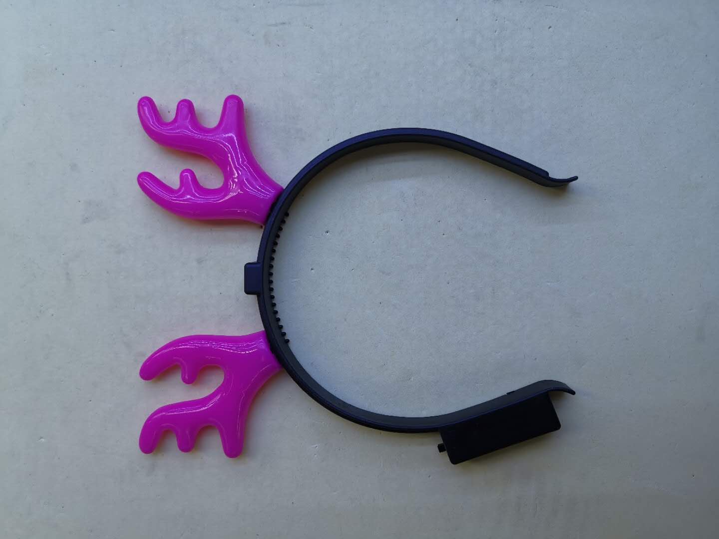 发光发箍头扣闪光发夹闪光玩具闪光头箍聚会用品鹿角