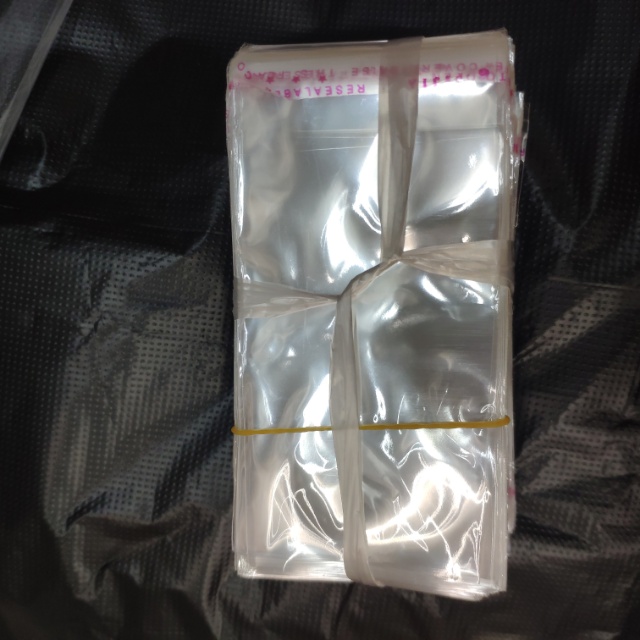 无色透明OPP袋子自粘袋1000只透明包装袋细长袋详情图1