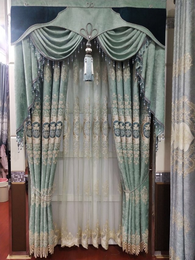 Thickened Sunshade Curtain Fabric Overall Display