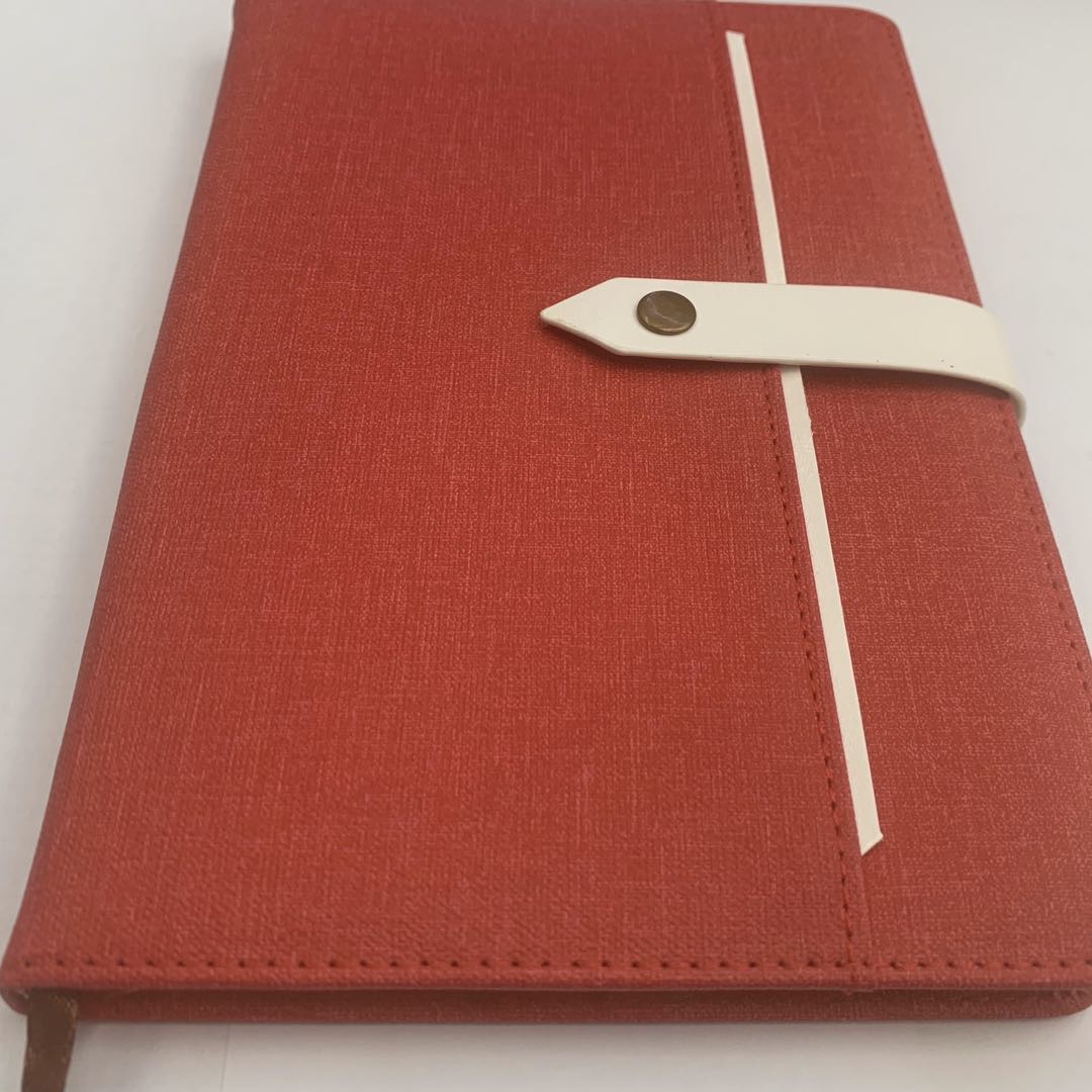 A5学生记事本日记本简约商务复古口袋办公文具笔记本子定制logo图