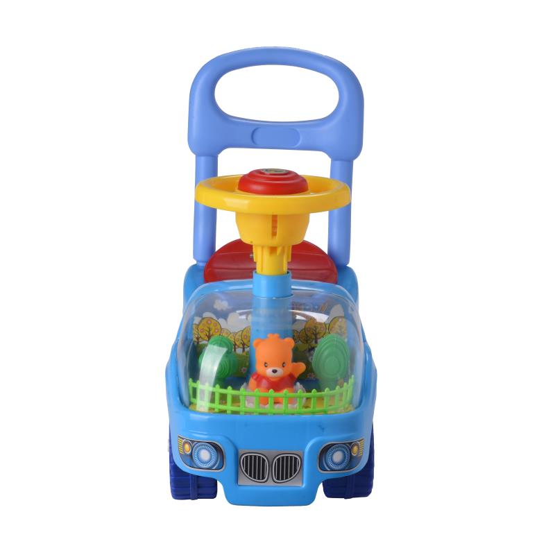 可爱熊防滑环保骑行车滑行车多功能助步车玩具童车7609产品图