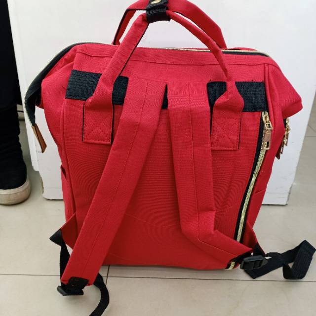 600D material multi-functional backpack for mothers and babies details Picture